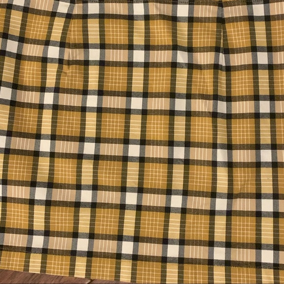 Urban Outfitters Yellow Plaid Mini Skirt - Picture 4 of 5